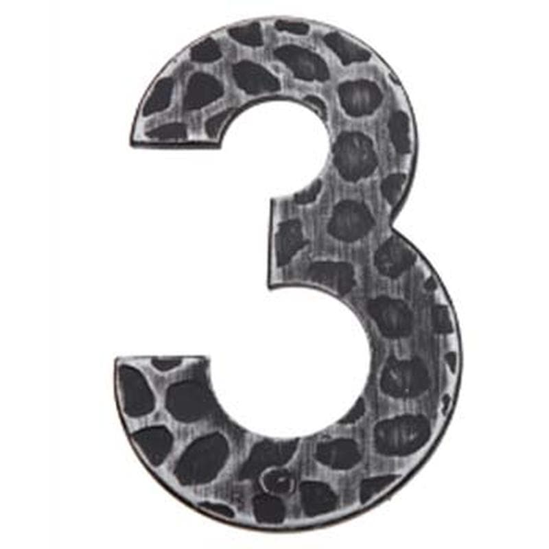 Numero civico 3 in Ferro - Immagine 1