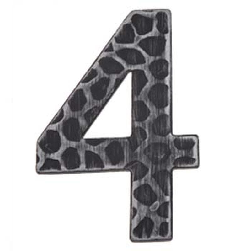 Numero civico 4 in Ferro - Immagine 1