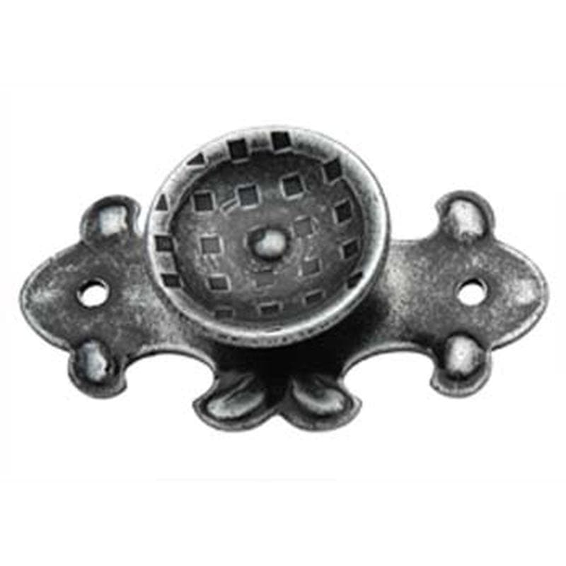 Pomolo su placchetta in Ferro - Immagine 1