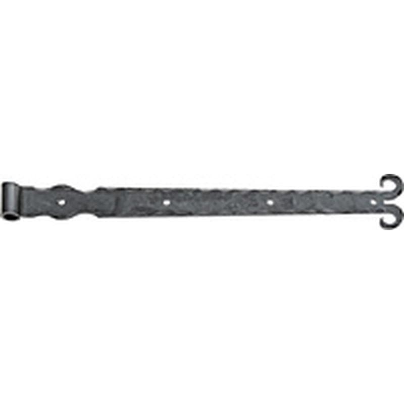 Bandella forgiata dritta occhio centrale punta a riccio in Ferro - Immagine 1