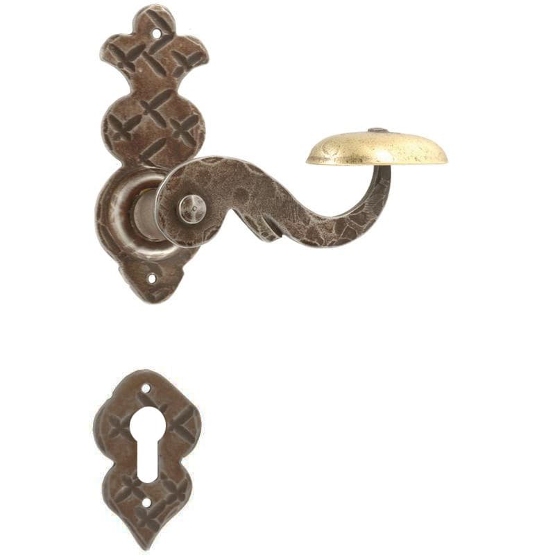 Ruggine • Ferro • Foro cilindrico -  senza molla di ritorno