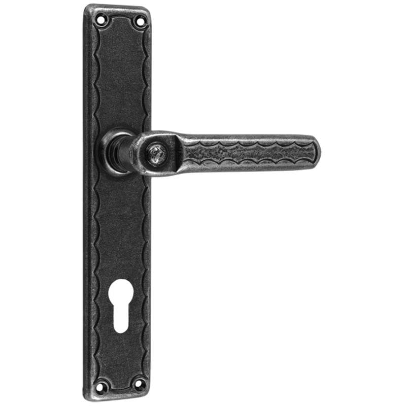 Silver • Ferro • Foro cilindro - distanza 85mm -  con molla