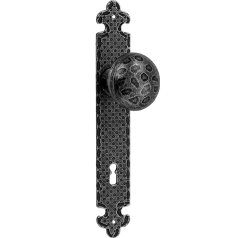 Pomolo decentrato girevole con placca