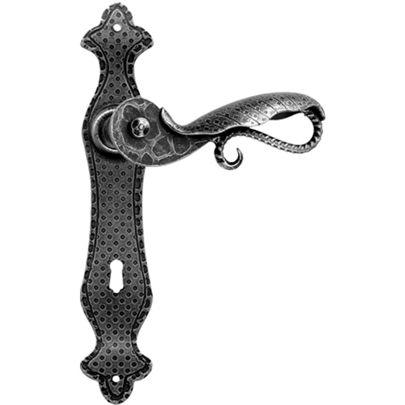 Maniglia con placca in Ferro - Immagine 1