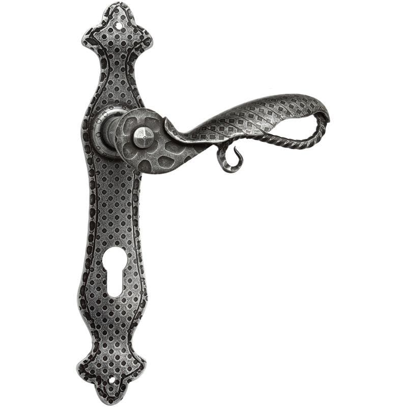 Maniglia con placca in Ferro - Immagine 1