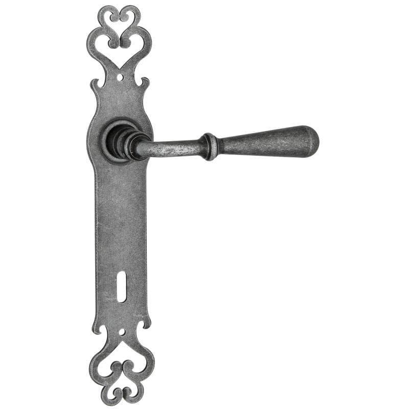 Maniglia con placca in Ferro - Immagine 1