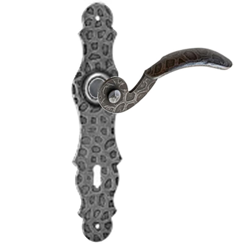 Maniglia con placca in Ferro - Immagine 1