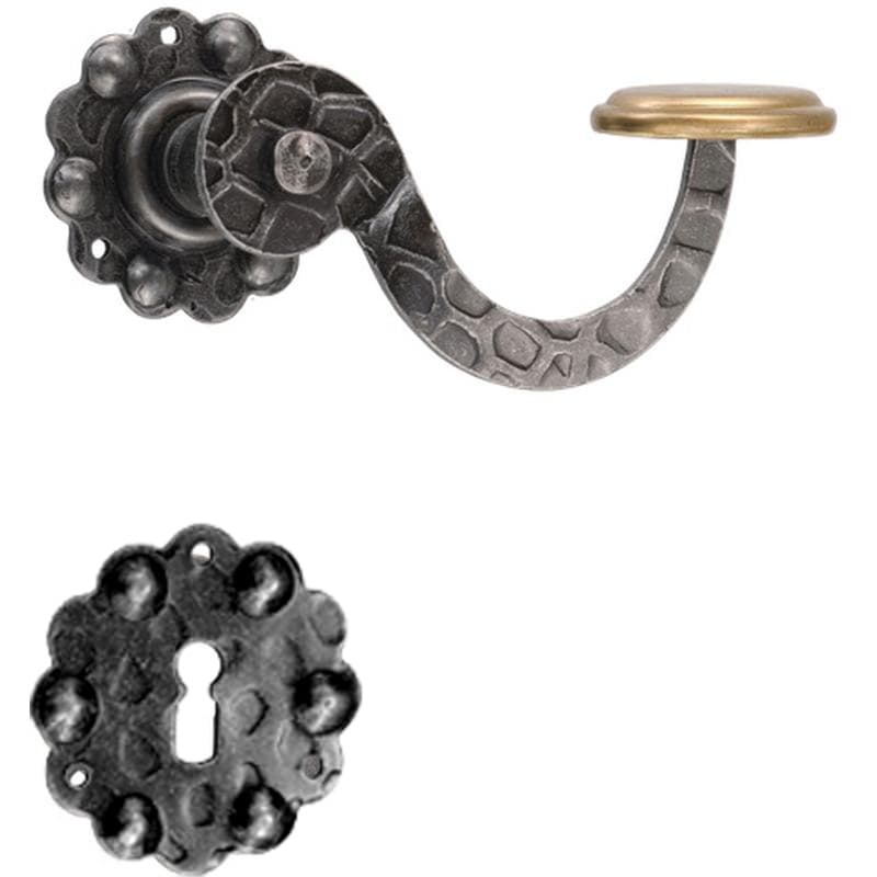 Maniglia con rosetta e bocchetta