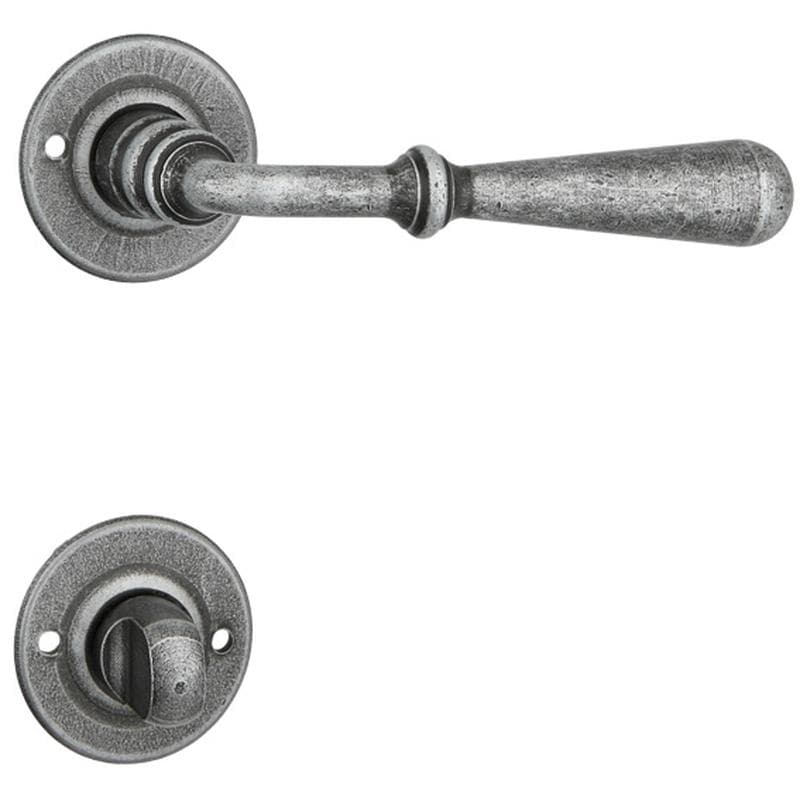 Maniglia con rosetta e bocchetta in Ferro - Immagine 1