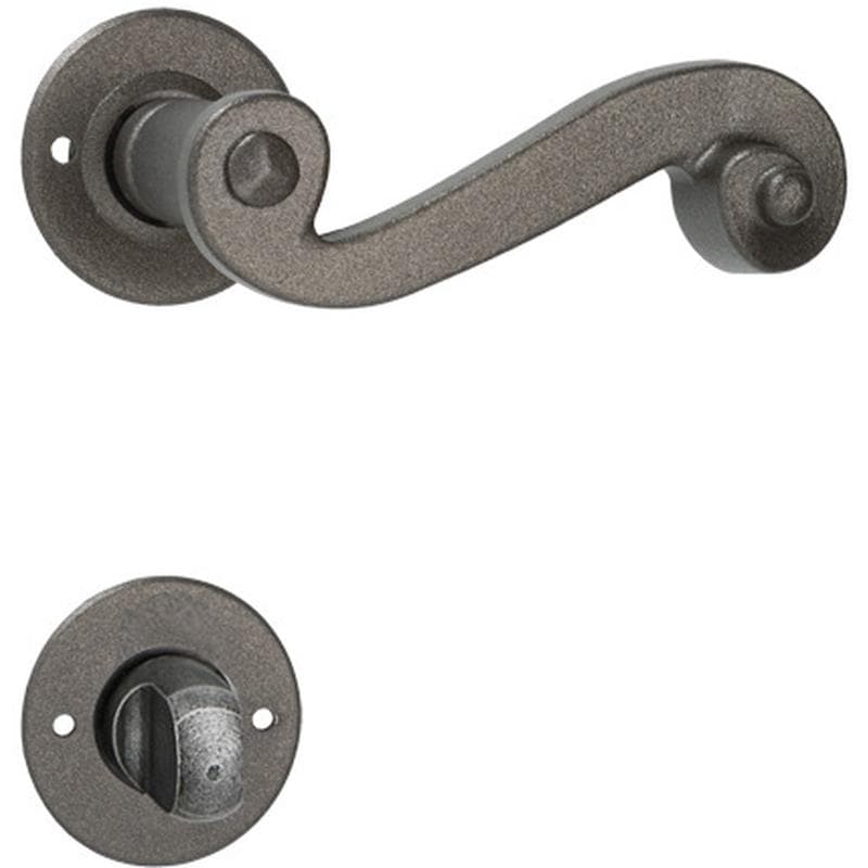 Grafite  • Ferro • Nottolino wc -  senza molla di ritorno 