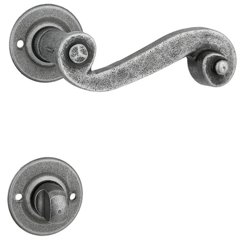 Maniglia con rosetta e bocchetta in Ferro - Immagine 1