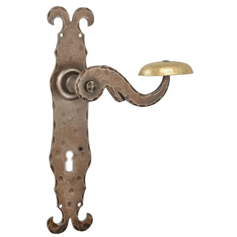 Ruggine  • Ferro • Foro normale -  con molla di ritorno 