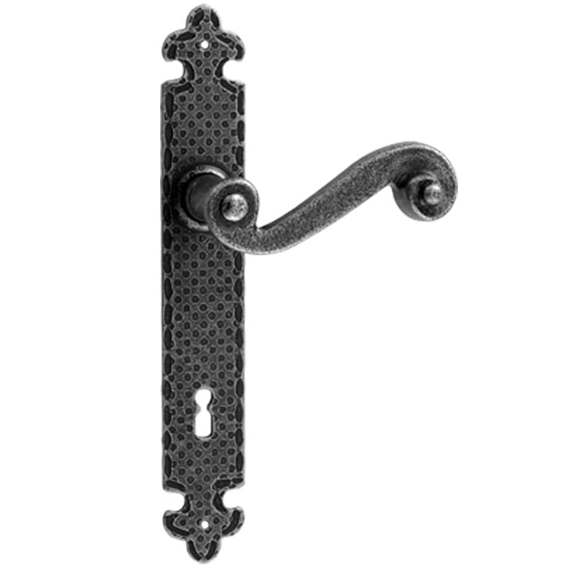 Maniglia con placca in Ferro - Immagine 1