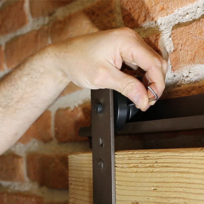 Sistema per porte scorrevoli in legno in Ferro - Thumbnail 3